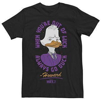 Men's Marvel What If?... Howard The Duck Logo Tee