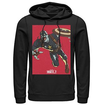Men's Marvel What If Captain America Zombie Cover Hoodie