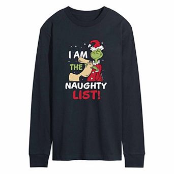 Men's Dr. Seuss The Grinch Naughty List Tee