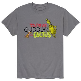 Men's Dr. Seuss The Grinch "You're As Cuddly As A Cactus" Tee