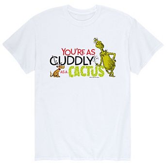 Men's Dr. Seuss The Grinch "You're As Cuddly As A Cactus" Tee