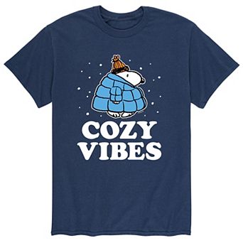 Men's Peanuts Snoopy "Cozy Vibes" Tee