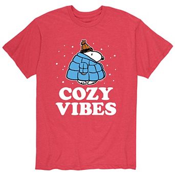 Men's Peanuts Snoopy "Cozy Vibes" Tee