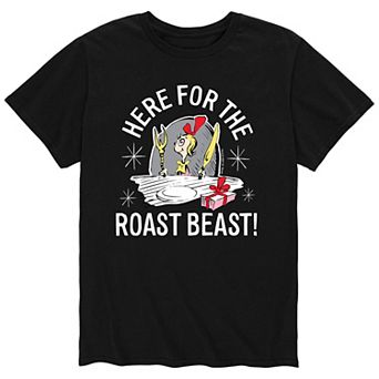 Men's Dr. Seuss The Grinch "Here For The Roast Beast!" Tee