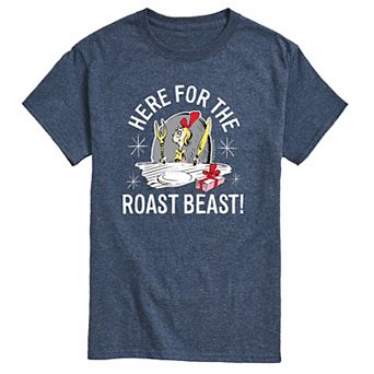 Men's Dr. Seuss The Grinch "Here For The Roast Beast!" Tee