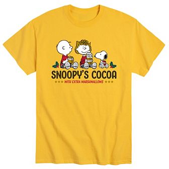 Men's Peanuts "Snoopy's Cocoa" Tee