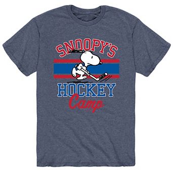 Men's Peanuts "Snoopy's Hockey Camp" Tee