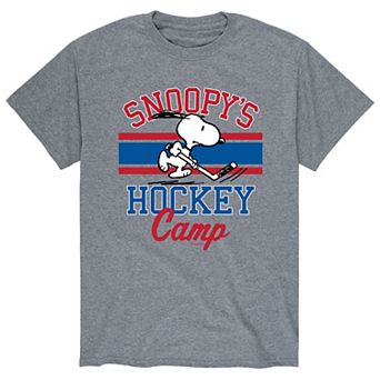 Men's Peanuts "Snoopy's Hockey Camp" Tee