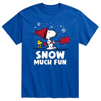 Men's Peanuts Snoopy "Snow Much Fun" Tee