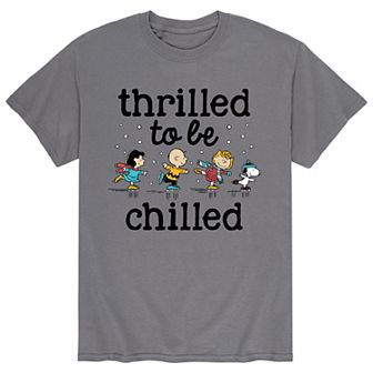 Men's Peanuts "Thrilled To Be Chilled" Skating Tee