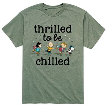 Men's Peanuts "Thrilled To Be Chilled" Skating Tee