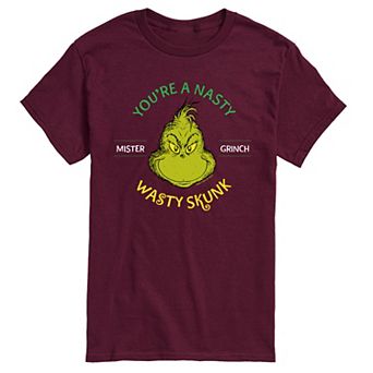 Men's Dr. Seuss The Grinch "You're A Nasty Wasty Skunk" Tee