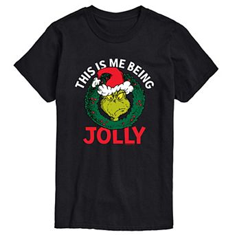 Men's Dr. Seuss The Grinch "This Is Me Being Jolly" Tee