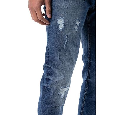 Men's RawX Distressed Stretch Skinny Jeans