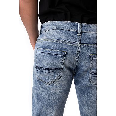Men's RAW X by Xray Super Flex Distressed Skinny Jeans