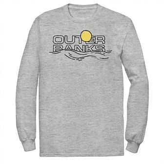 Men's Outer Banks Sunset Waves Logo Tee
