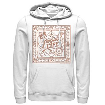 Men's Outer Banks Pogue Life Bordered Logo Hoodie