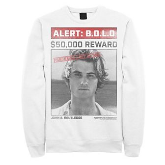 Men's Outer Banks John's Wanted Reward Poster Sweatshirt