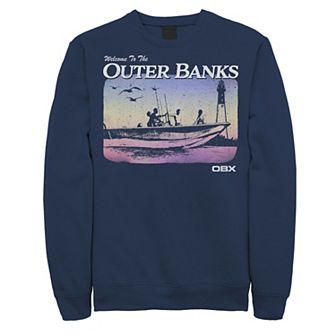 Men's Outer Banks Gradient Boat Portrait Sweatshirt