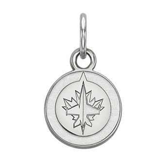 LogoArt Sterling Silver Winnipeg Jets Mini Pendant