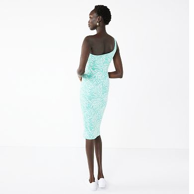 Women's Nine West One-Shoulder Bodycon Dress