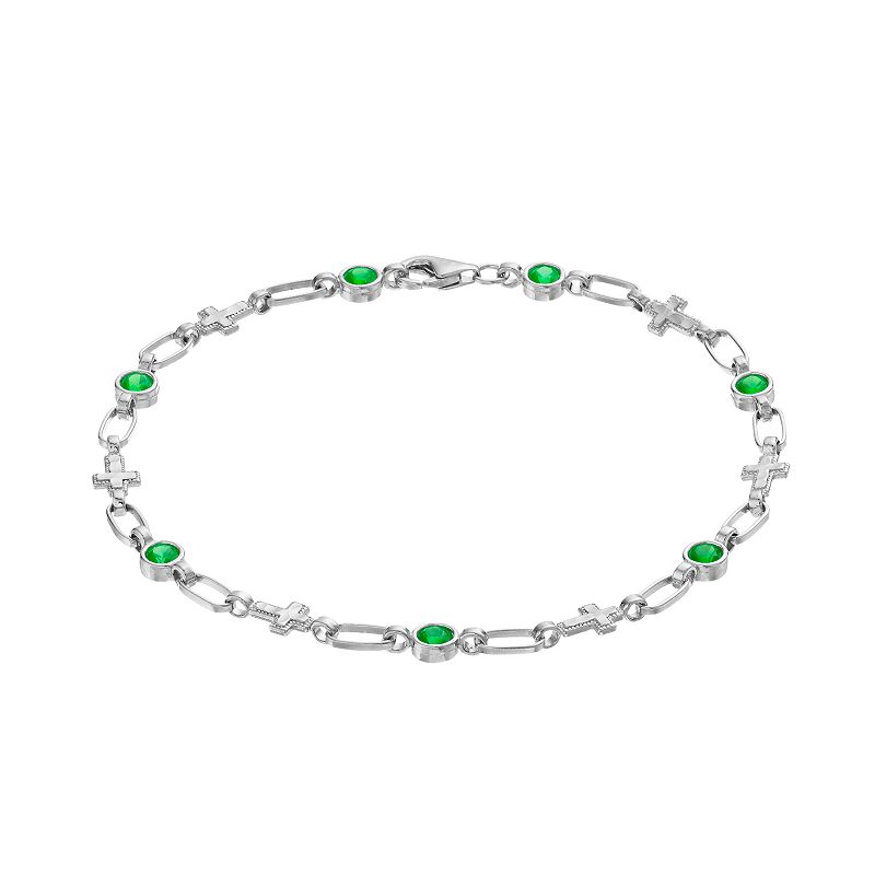 Kohls on sale emerald bracelet