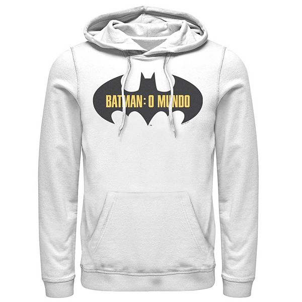 Men's Batman: O Mundo Brazil Logo Hoodie