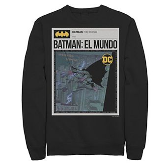 Men's Batman: El Mundo Mexico News Poster Sweatshirt