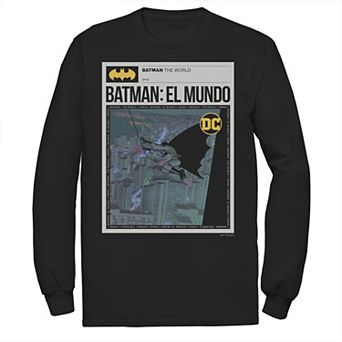Men's Batman: El Mundo Mexico News Poster Tee