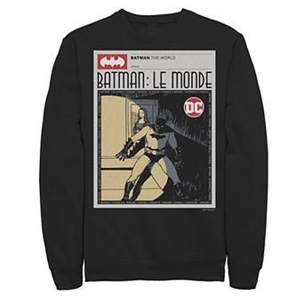 Men's Batman: Le Monde France News Poster Sweatshirt