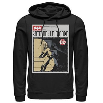 Men's Batman: Le Monde France News Poster Hoodie