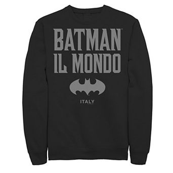 Men's Batman: Il Mondo Italy Icon Logo Sweatshirt