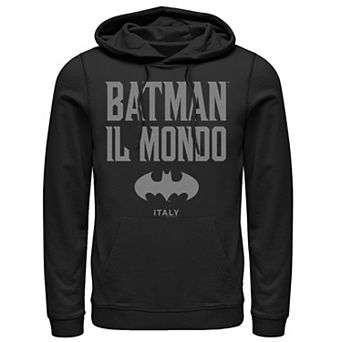 Men's Batman: Il Mondo Italy Icon Logo Hoodie
