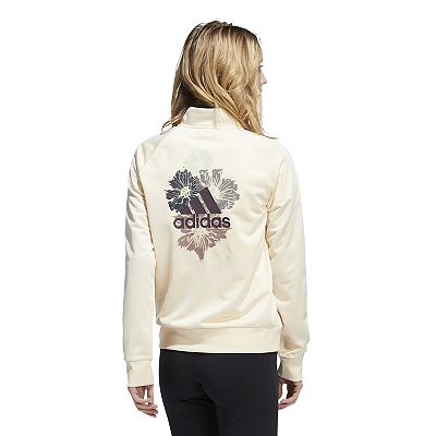 Adidas track jacket womens floral online