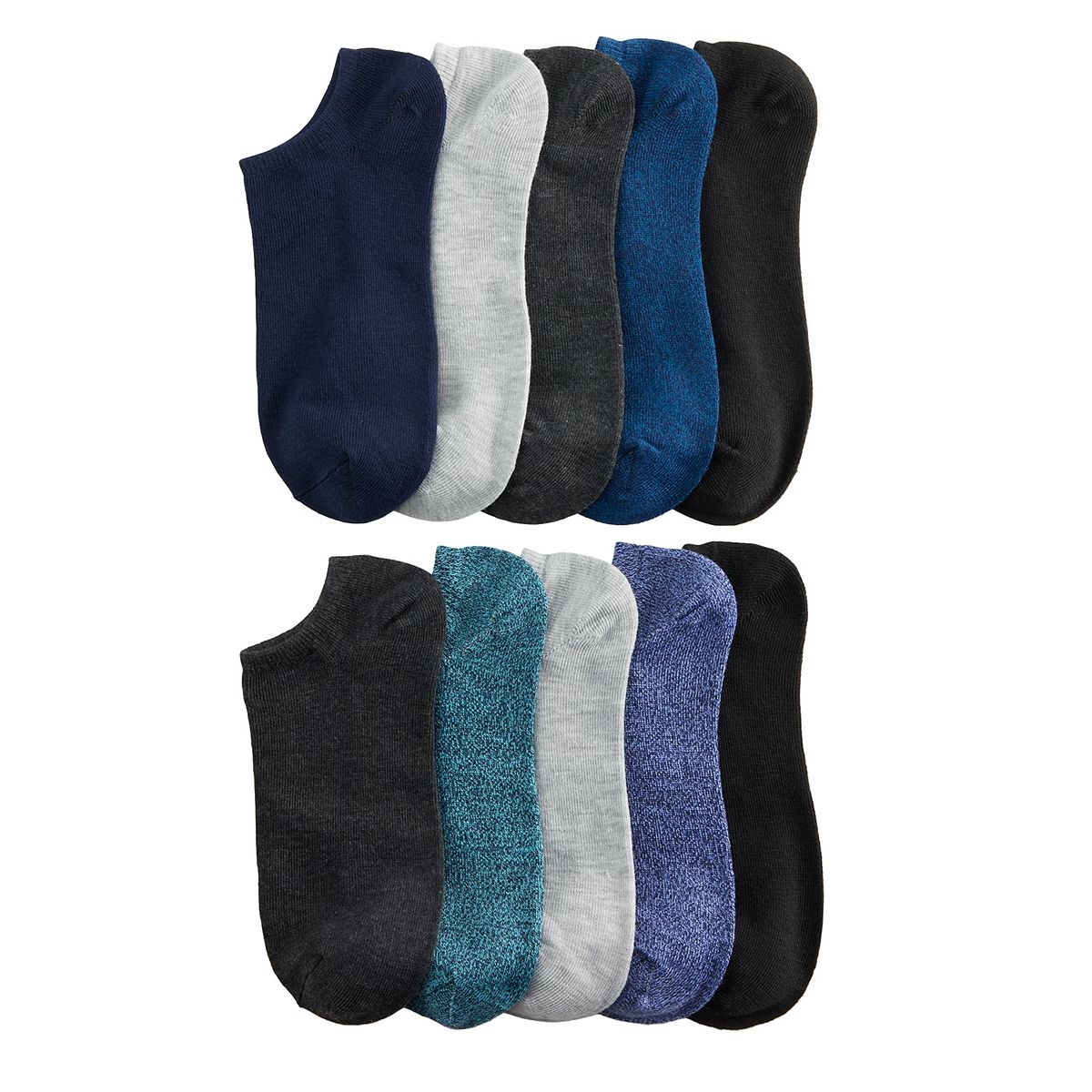 Women's Sonoma Goods For Life® 10-Pack No Show Marled Socks