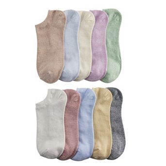 Women's Sonoma Goods For Life® 10-Pack No Show Marled Socks