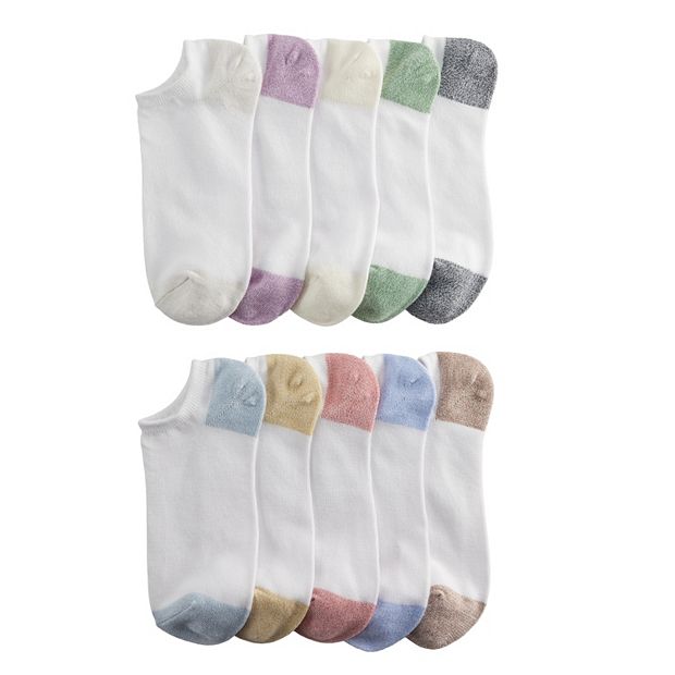 Women's Sonoma Goods For Life® 10-Pack No Show Marled Socks