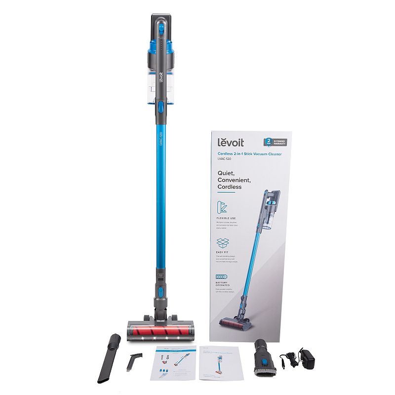 Levoit LVAC-120 - Vacuum Cleaner - Stick/Handheld  Carpet (2-in-1) - Bagless - Cordless