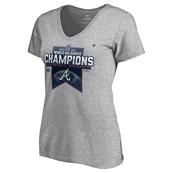 Fanatics Men's Atlanta Braves 2021 World Series Champions Locker Room  T-Shirt