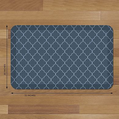 GelPro Designer Comfort Mat - Trellis Deep Sea 20" x 32"