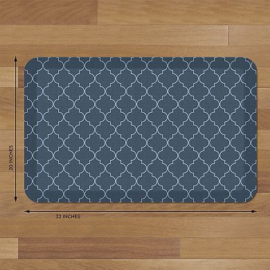 GelPro Designer Comfort Mat - Trellis Deep Sea 20" x 32"