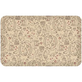 GelPro Designer Comfort Mat Dog Party Sandbox 20" x 32"