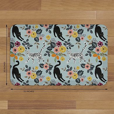 GelPro Designer Comfort Mat Funky Feline 20" x 32"