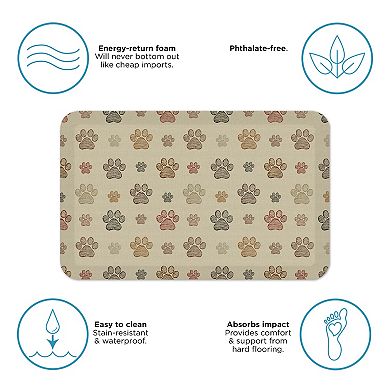 GelPro Designer Comfort Mat - Pawz Brown Lab 20" x 32"