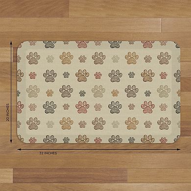 GelPro Designer Comfort Mat - Pawz Brown Lab 20" x 32"