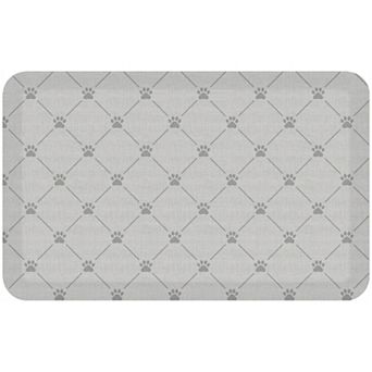 GelPro Designer Comfort Mat Paw Print Lattice 20" x 32"