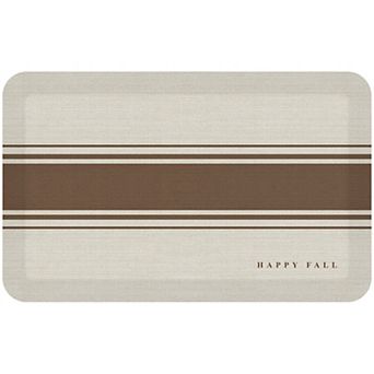 GelPro Designer Comfort Mat Happy Fall Walnut 20"x32"