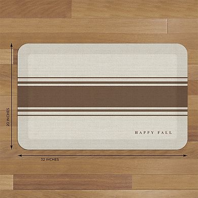 GelPro Designer Comfort Mat Happy Fall Walnut 20"x32"