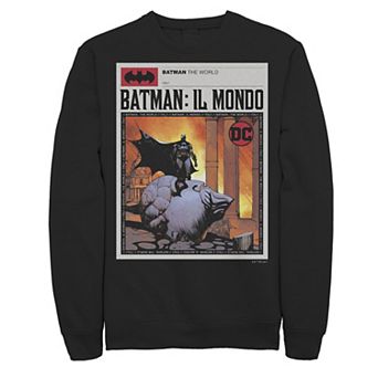 Men's Batman: Il Mondo Italy News Poster Sweatshirt