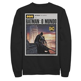 Men's Batman: The World Mexico News Poster Sweatshirt